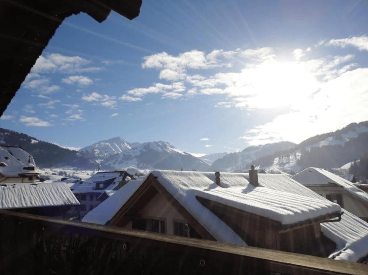 South Facing Family Chalet In Saanen Village Gstaad Buitenkant foto